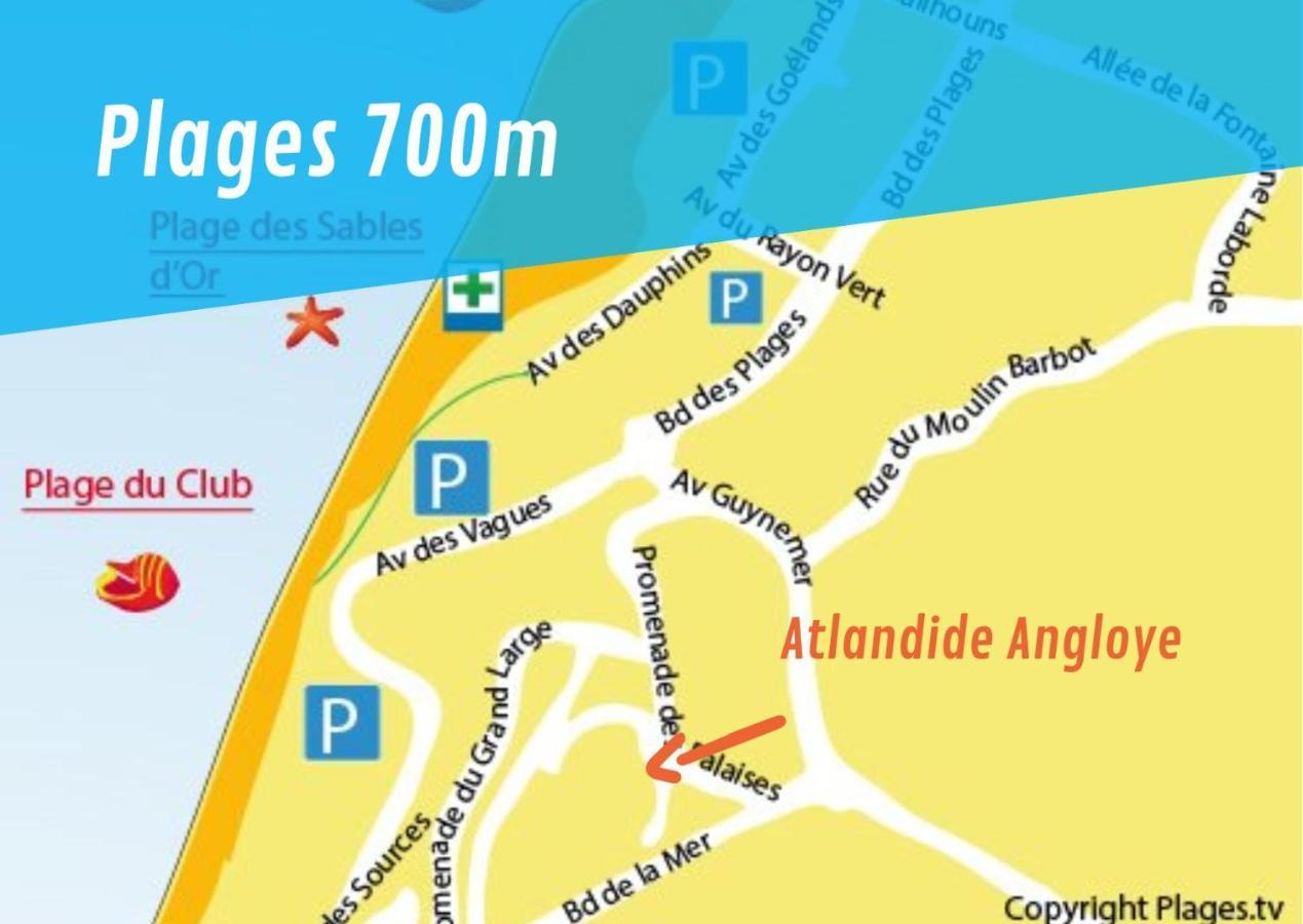 Atlantide Angloye Apartment Anglet Luaran gambar